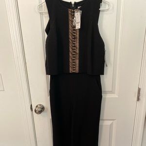 New York & Company Black Jumpsuit